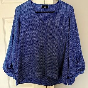 Blue & White Vici Blouse